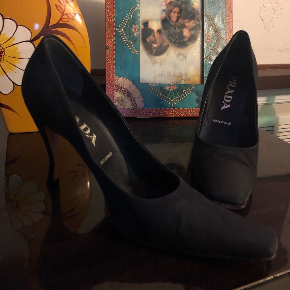 Prada Black Heels